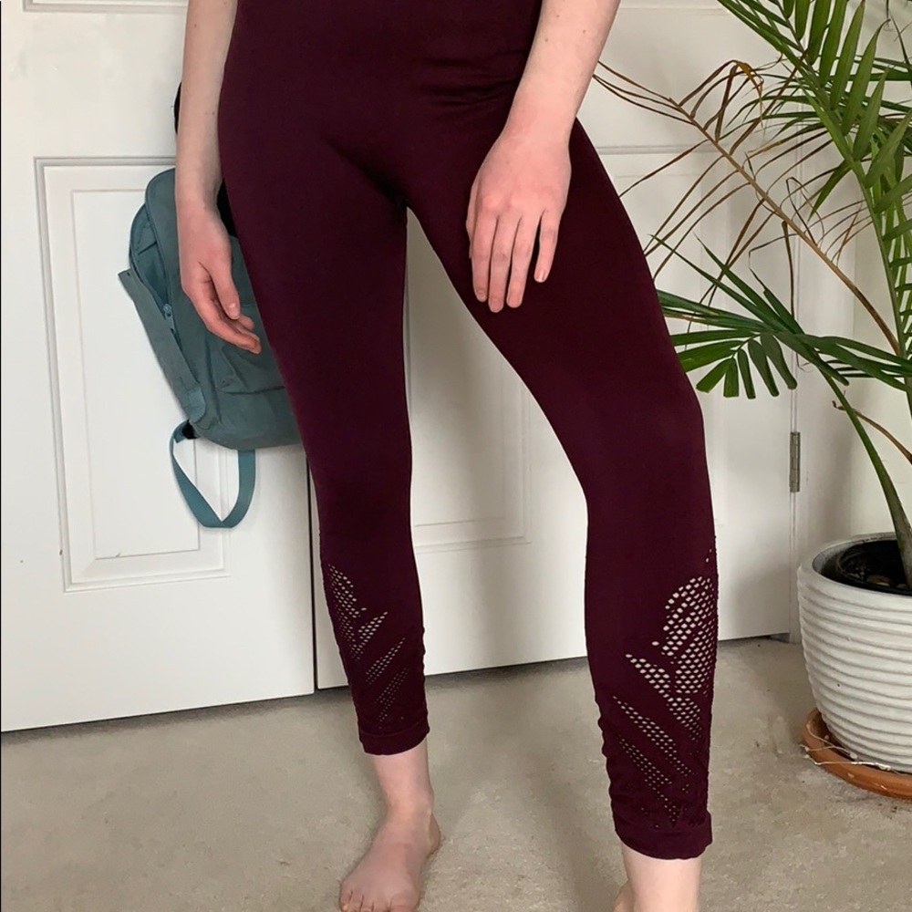 Maroon Aerie Leggings